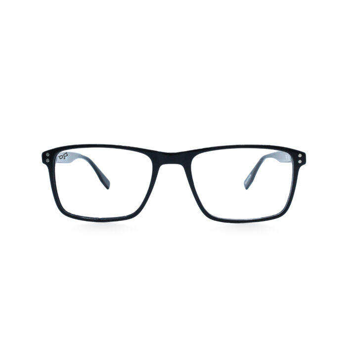 SQUARE OOG HANDMADE BLACK POLARISED CLIP ON - Image 3