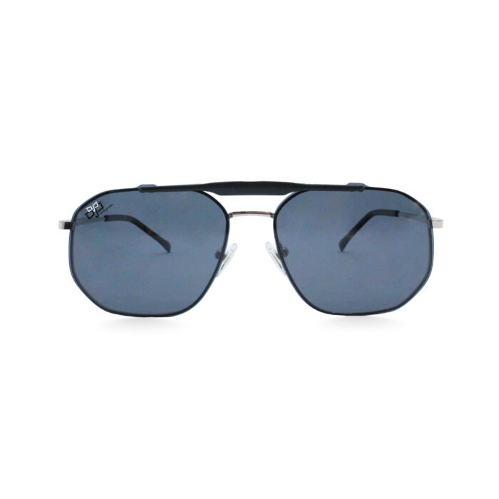 SQUARE OEIL POLARISED CLIP ON GOLD BLACK - Image 1