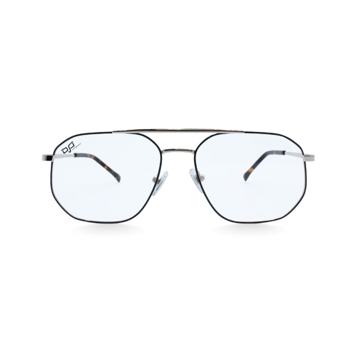 SQUARE OEIL POLARISED CLIP ON GOLD BLACK - Image 4