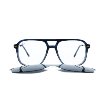 OVAL GHOV BLUE GREY POLARISED CLIP ON