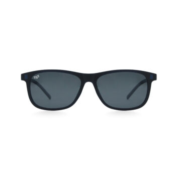 SQUARE GHOV HANDMADE BLACK BLUE POLARISED CLIP ON - Image 4