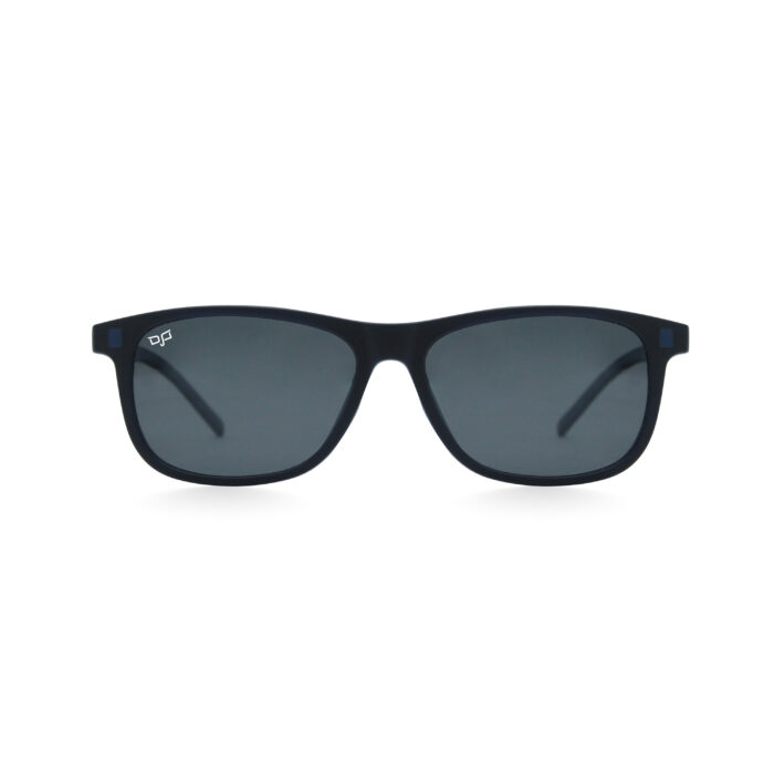 SQUARE GHOV HANDMADE BLACK BLUE POLARISED CLIP ON - Image 4