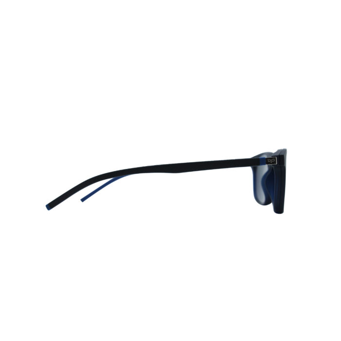 SQUARE GHOV HANDMADE BLACK BLUE POLARISED CLIP ON - Image 6