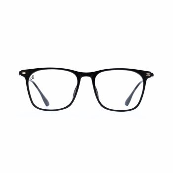 SQUARE OJE BLACK SILVER HANDMADE AND TITANIUM