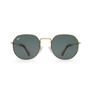 ROUND SUL GOLD GREEN POLARIZED