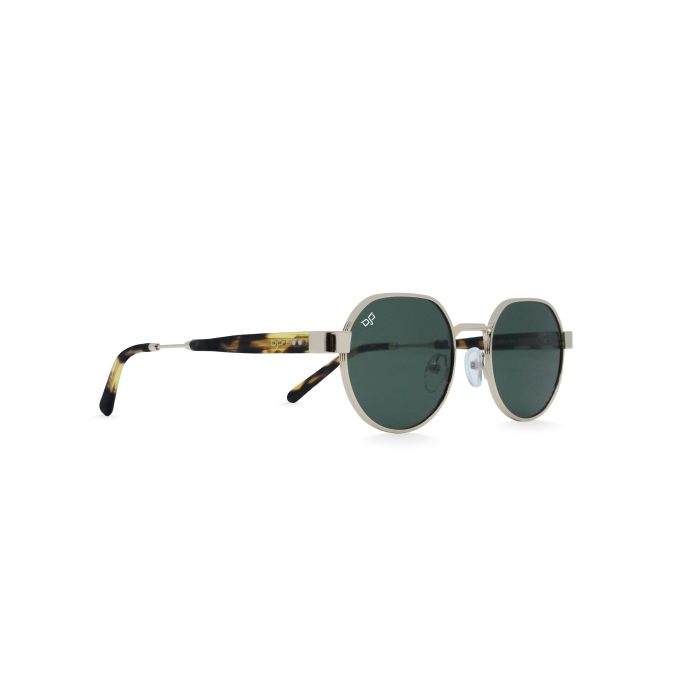 ROUND GHOV SHELL GOLD GREEN POLARISED - Image 2