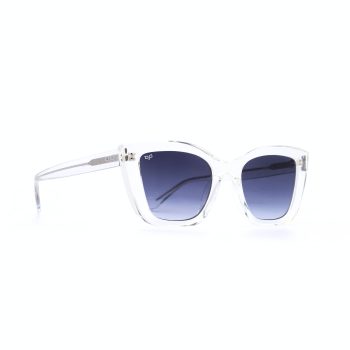 CAT EYE SUNGLASSES WITH BLUE LENSES - Image 2