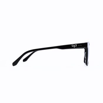 SQUARE HANDMADE SUNGLASSES WITH BROWN POLARISED LENSES - Image 3
