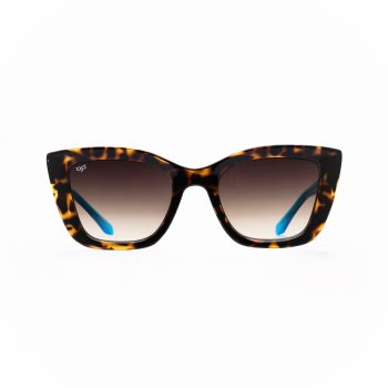 CAT EYE SUNGLASSES WITH GREEN LENSES