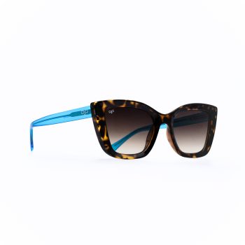 CAT EYE SUNGLASSES WITH GREEN LENSES - Image 2