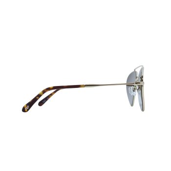 OVAL OYE MATTE GOLD BROWN REVERSE ANGLE HANDMADE - Image 3