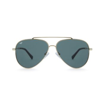 OVAL OYE MATTE GOLD REVERSE ANGLE HANDMADE