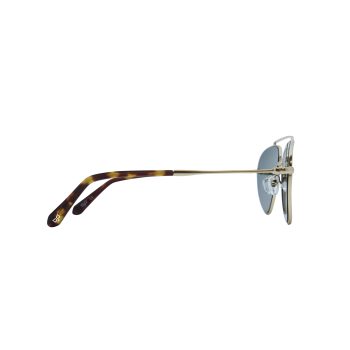 OVAL OYE MATTE GOLD REVERSE ANGLE HANDMADE - Image 3