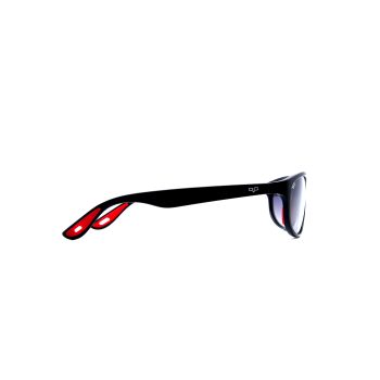 SPORT OVAL WITH BLACK FRAME AND BLACK POLARISED LENSES - Image 3