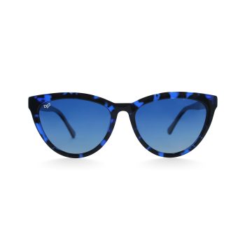 CAT EYE BEJI POLARISED BLUE HANDMADE