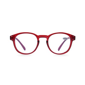 ROUND READING GLASSES UV420 BLUE BLOCK 2.5