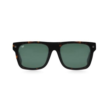 SHIELD AMKA SHELL BROWN CLEAR GREEN HANDMADE