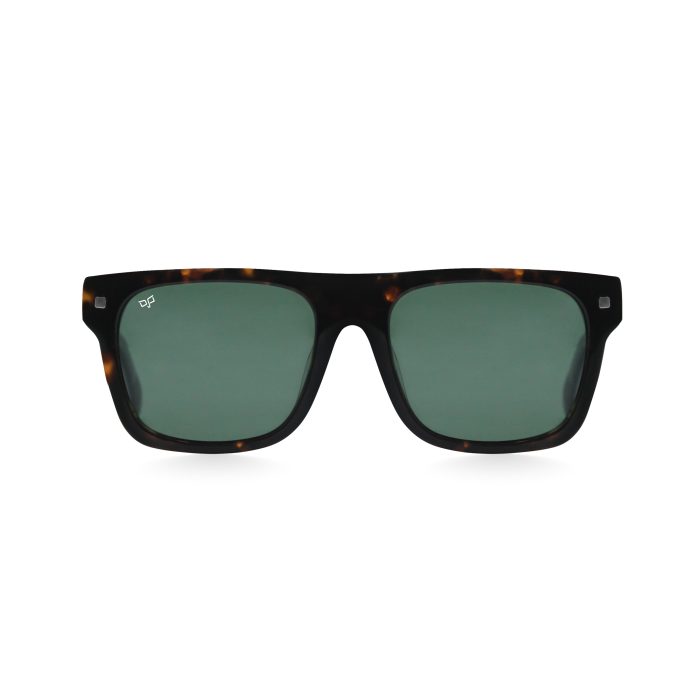 SHIELD AMKA SHELL BROWN CLEAR GREEN HANDMADE - Image 1