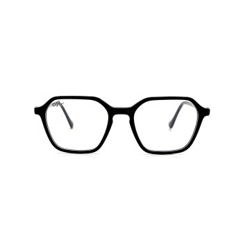 CAT EYE LAMINATED ACETATE HANDMADE BLACK