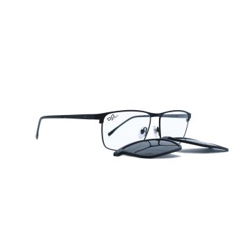 SQUARE OOG BLACK POLARISED CARBON CLIP ON - Image 2
