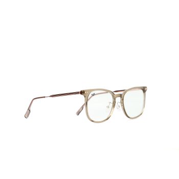 SQUARE PHOTOCHROMIC CLEAR TO LIGHT BROWN FRAME AND CLEAR TO LIGHT BROWN LENSES - Image 2