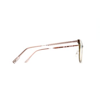 SQUARE PHOTOCHROMIC CLEAR TO LIGHT BROWN FRAME AND CLEAR TO LIGHT BROWN LENSES - Image 3