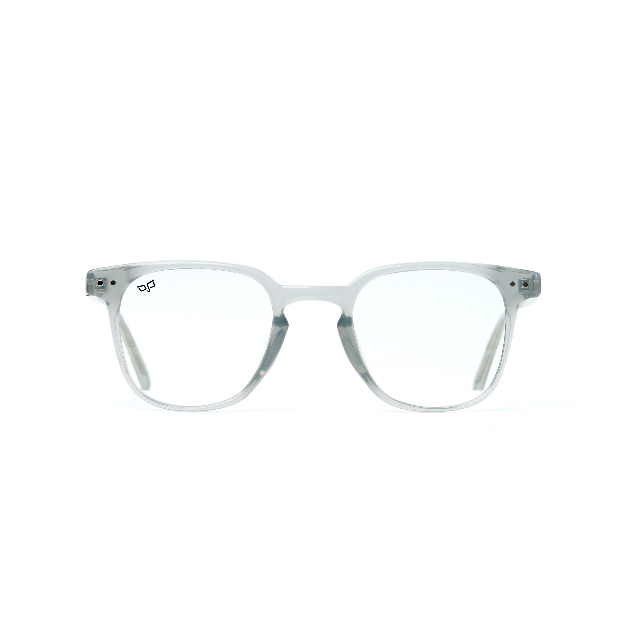 32OPL14006-A.jpg SQUARE PHOTOCHROMIC BLUE CLEAR TO GRAY FRAME AND CLEAR TO GREY LENSES - Image 1