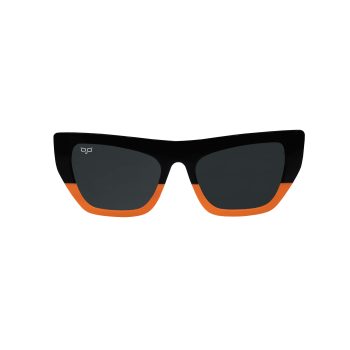 SQUARE BLACK ORANGE HANDMADE