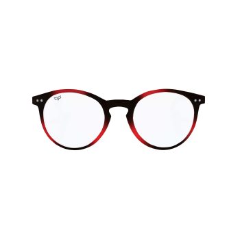 ROUND READING GLASSES BLUE BLOCK 1.75