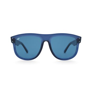 SQUARE OYE CRYSTAL BLUE REVERSE ANGLE HANDMADE
