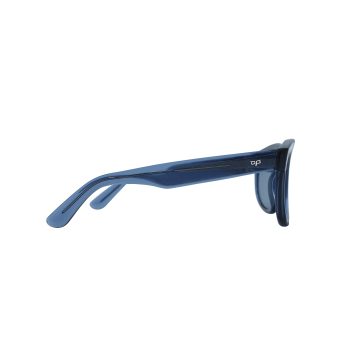 SQUARE OYE CRYSTAL BLUE REVERSE ANGLE HANDMADE - Image 3