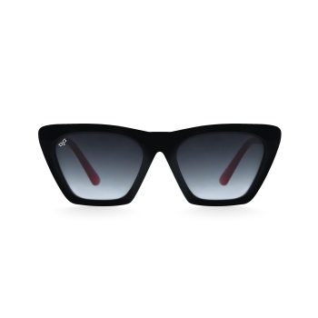 SQUARE CEIL BLACK RED CLEAR