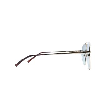 OVAL BEJI GOLD REVERSE ANGLE LENSES GREEN - Image 3