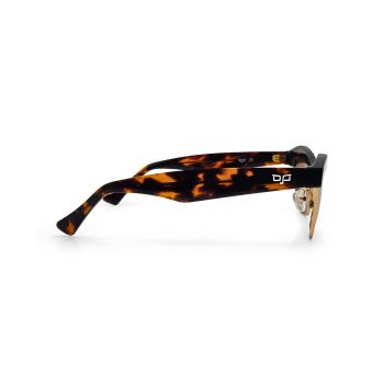 CAT EYE OJE BROWN SHELL POLARISED HANDMADE - Image 3