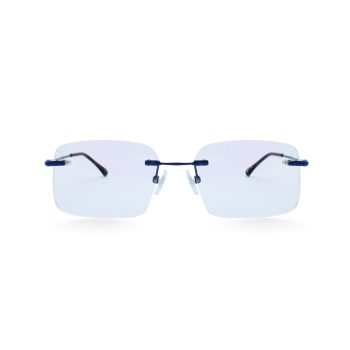 SQUARE MATA BLUE TITANIUM FRAME LESS