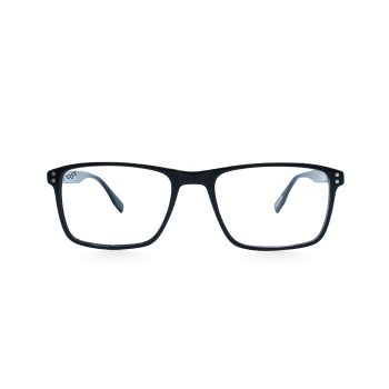 SQUARE OOG HANDMADE BLACK POLARISED CLIP ON - Image 3