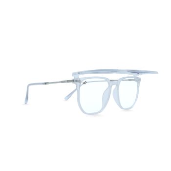 SQUARE MAKA CLEAR AND METAL WITH POLARISED CLIP ON - Image 2
