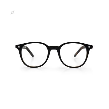 ROUND ONCE HANDMADE SHELL BROWN POLARISED CLIP ON - Image 3