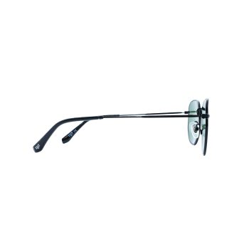 SQUARE BLACK FRAME AND TEMPLES AND GREEN LENSES - Image 3