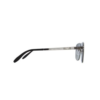 SQUARE STAINLESS STEEL SCREW LESS GOLD FRAME AND BROWN LENSES - Image 3