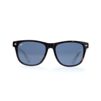 SQUARE BEGI SHELL BROWN CLEAR BLUE