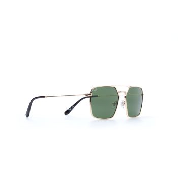 SQUARE WITH GOLD FRAME AND GREEN LENSES - Image 2