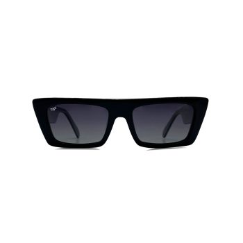 CAT EYE MASO SHELL BLACK POLARISED HANDMADE
