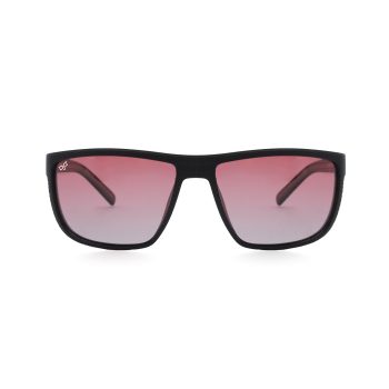 SQUARE WITH CARBON FIBER AND RED POLARISED LENSES