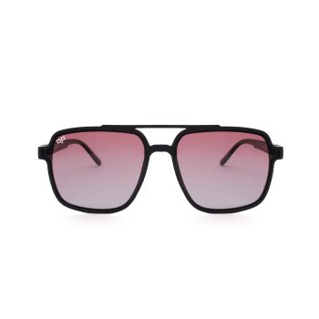 SQUARE WITH CARBON FIBER AND RED POLARISED LENSES