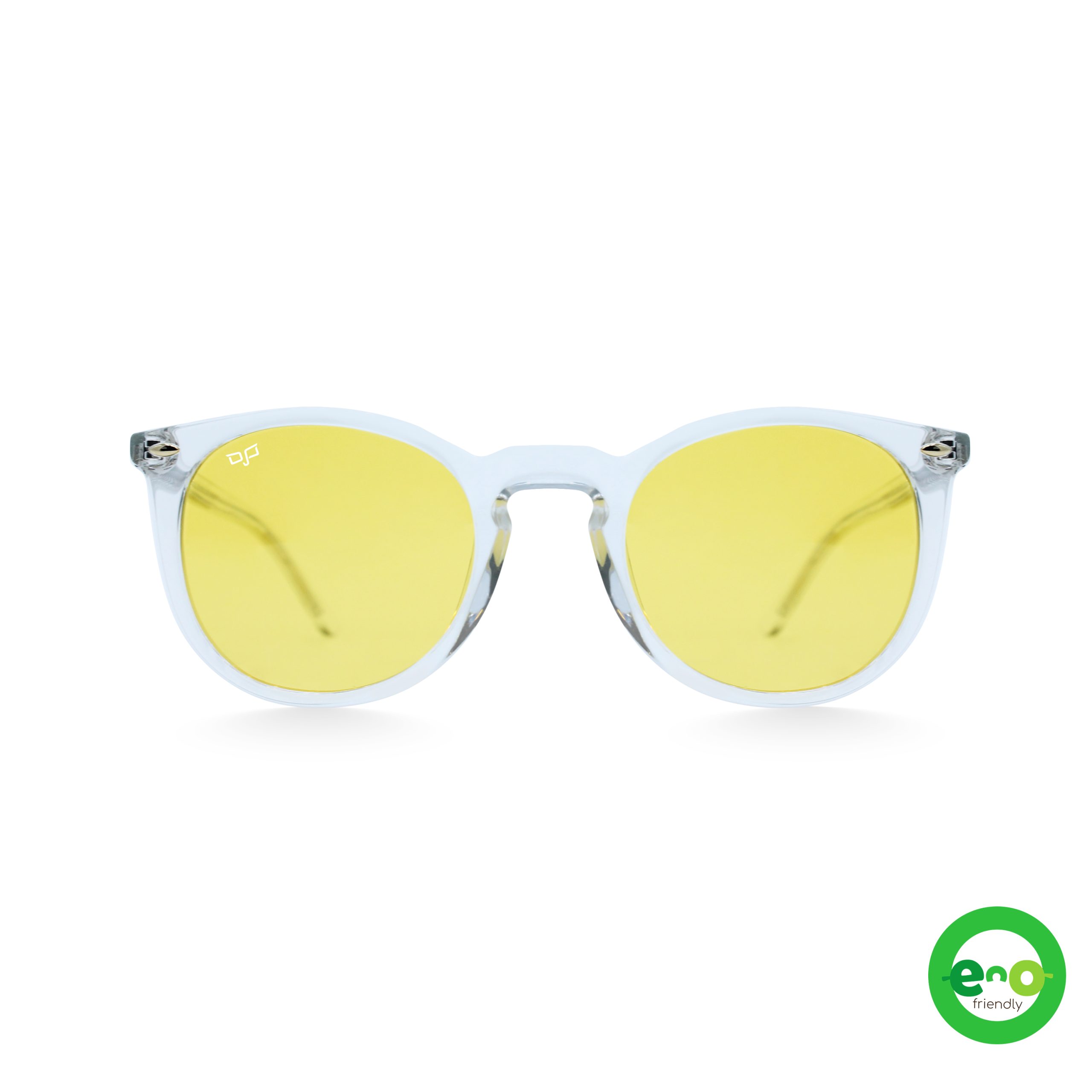 45OEV960102-A.jpg EXPLORER CEIL CLEAR YELLOW POLARISED BIO ACETATE HANDMADE S70 - Image 1