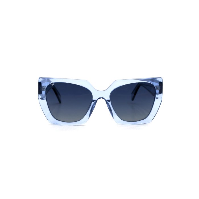 SQUARE HANDMADE LYLYGAD TRANSPARENT BLUE POLARISED - Image 1