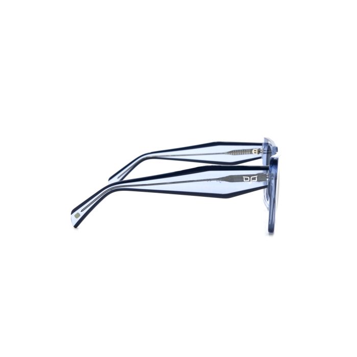 SQUARE HANDMADE LYLYGAD TRANSPARENT BLUE POLARISED - Image 3
