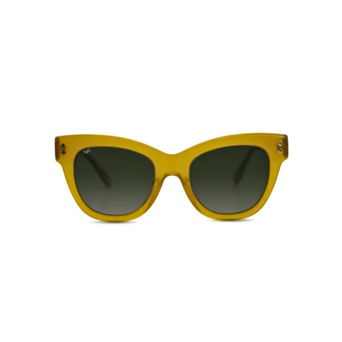 CAT EYE HANDMADE LYLYGAD TRANSPARENT YELLOW  POLARISED - Image 1