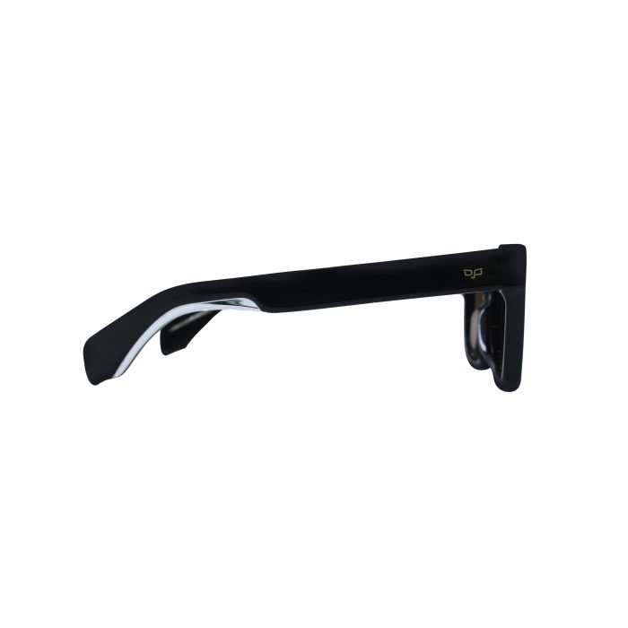 SQUARE OLLO BLACK BROWN POLARISED HANDMADE - Image 3